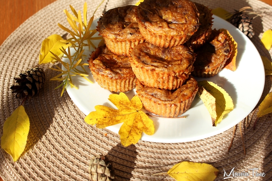 Muffinki dyniowe z kawałkami czekolady