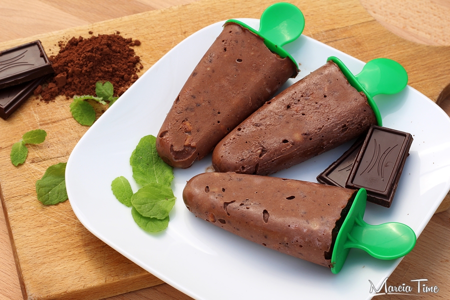 Lody wegańskie czekoladowo – orzechowe