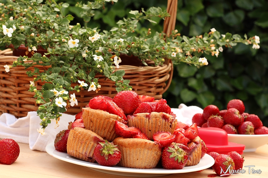 Muffinki z truskawkami