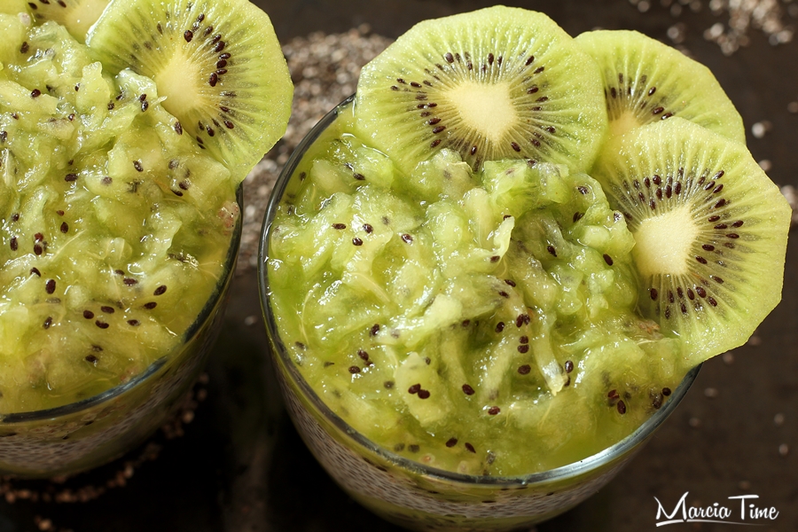 Pudding chia z kiwi