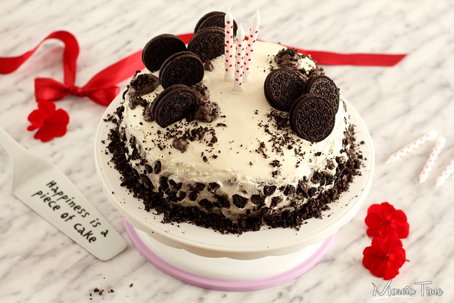 Tort oreo na trzecie urodziny bloga MarciaTime