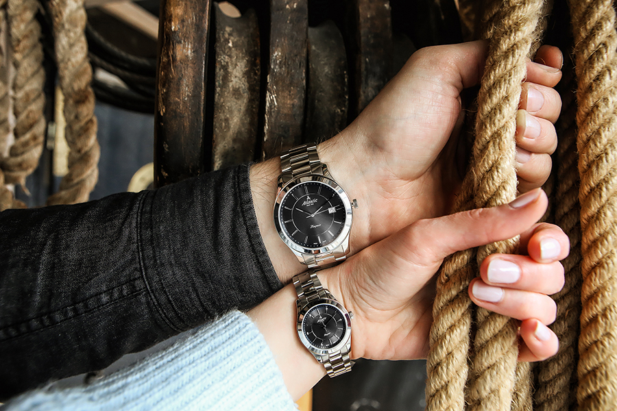 Zegarki Atlantic dla niej i dla niego – zestawy prezentowe dla par