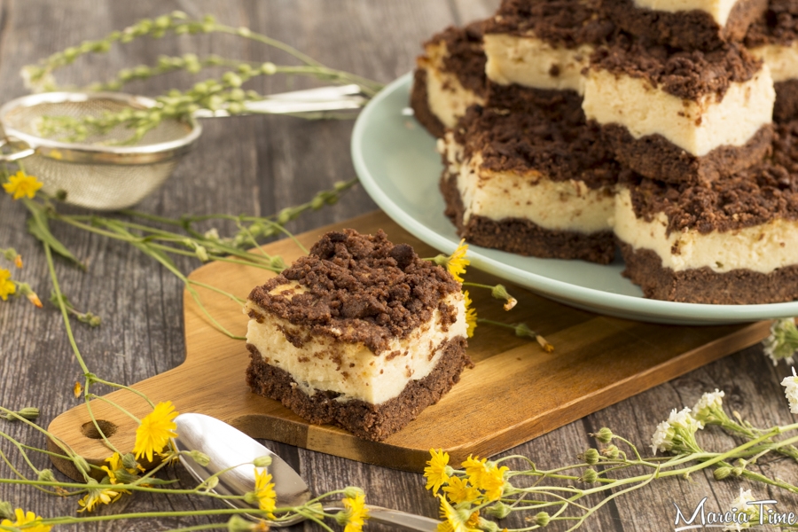 Sernik królewski, czyli sernik czarno-biały