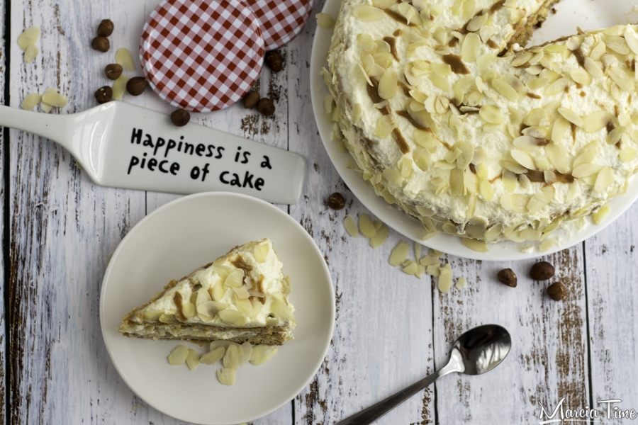 Tort toffi na szóste urodziny bloga MaciaTime