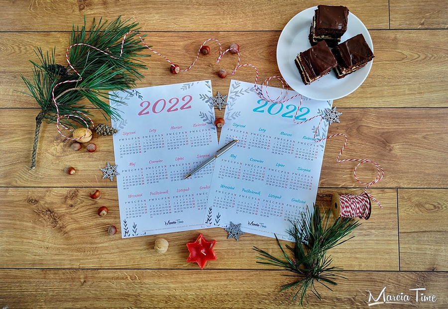 Kalendarz 2022 do druku