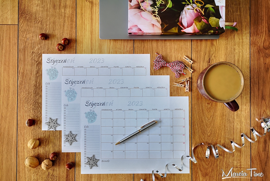 Planer na styczeń 2023 do druku